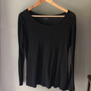 Sheer long sleeved Express shirt size Large